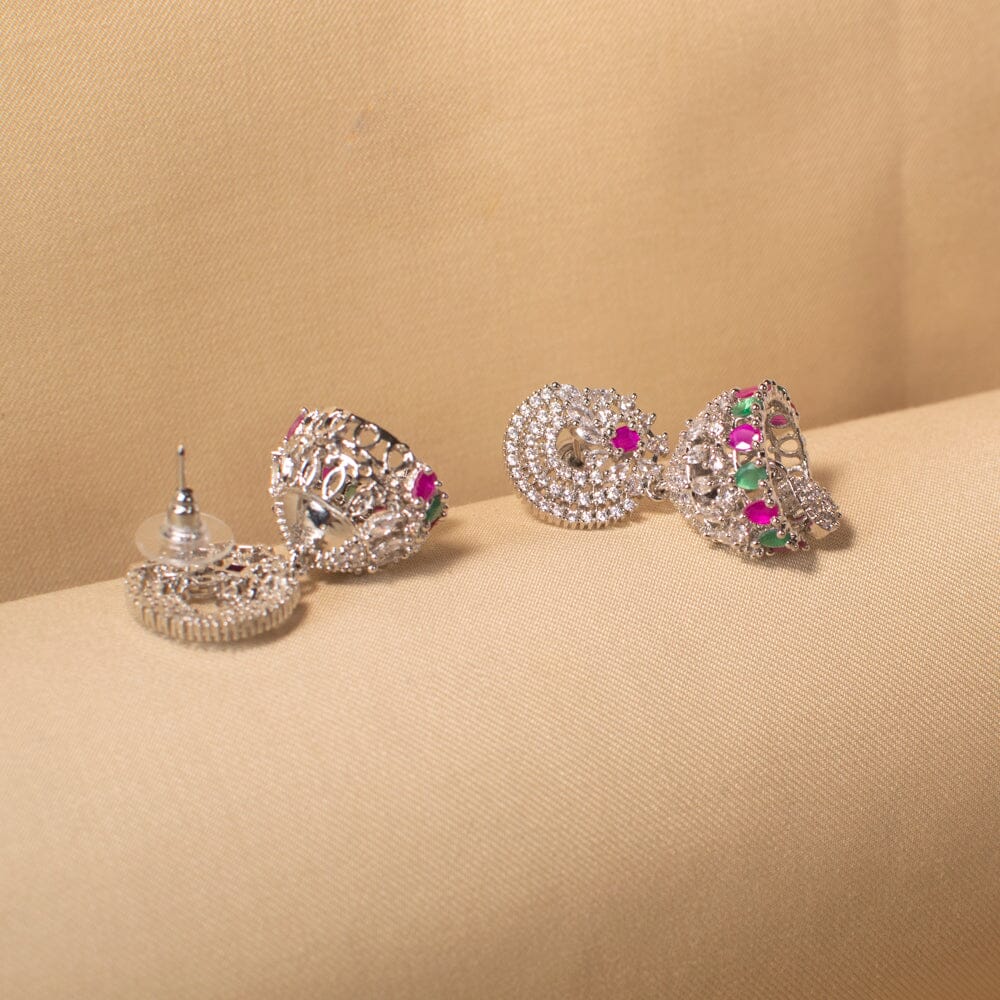 Roshi Crystal Jhumkis