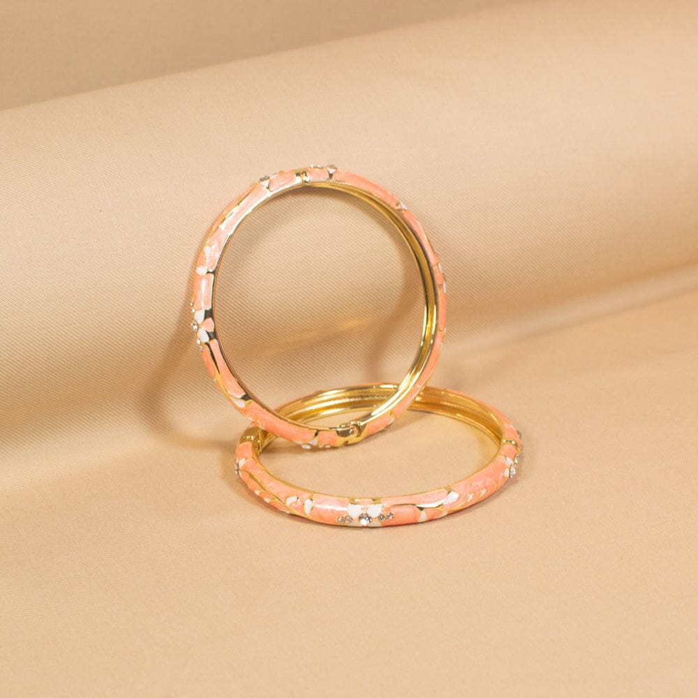 Rosy Glow Bangles - Pack of 2