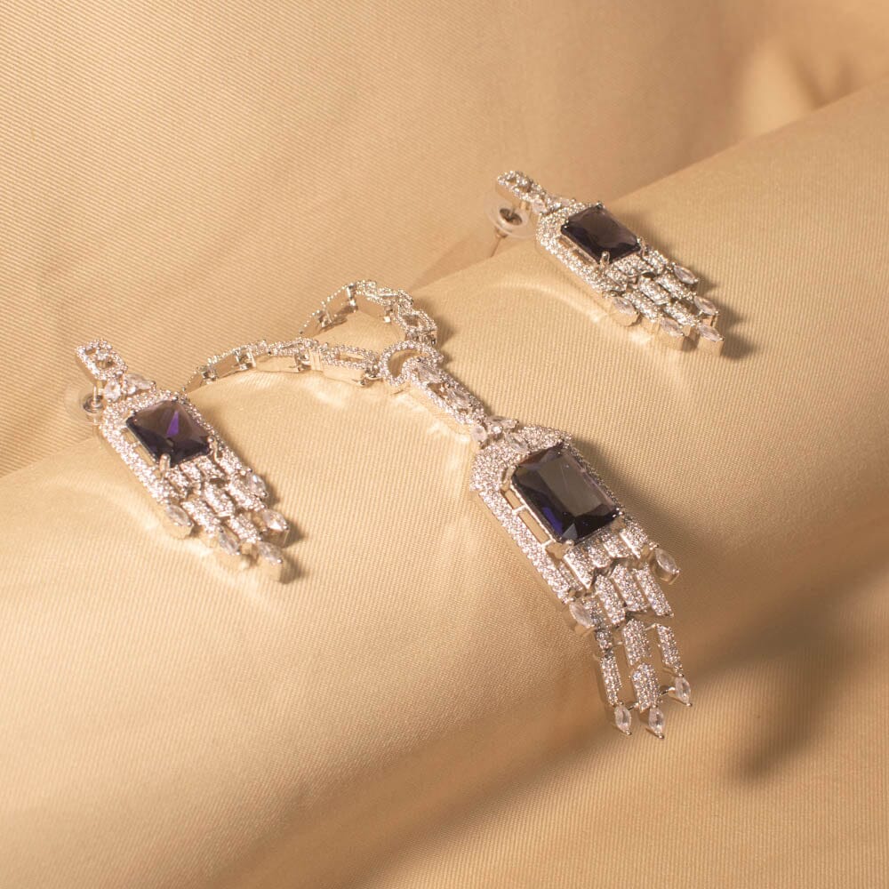 Royal Purple Necklace Set