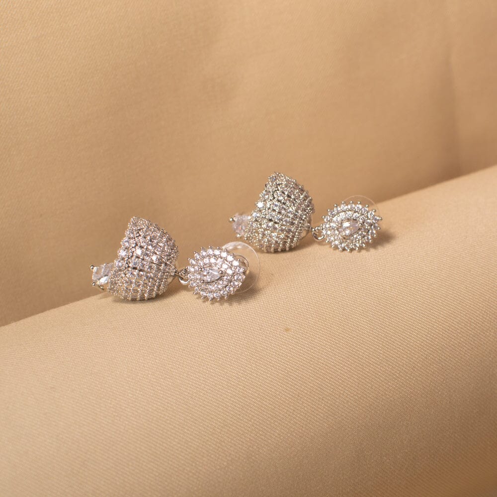 Rumi Crystal Jhumkis