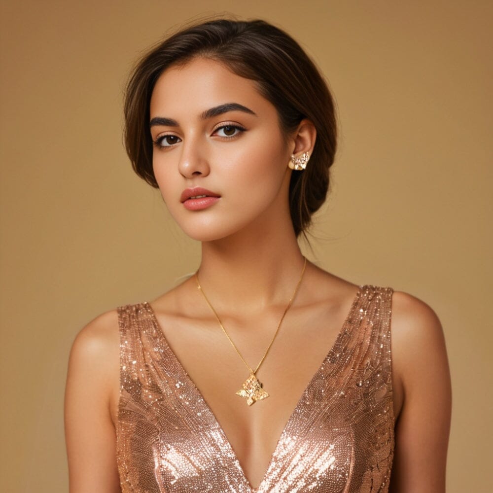 Sacred Garden Pendant Set - Pink - Minima Collection