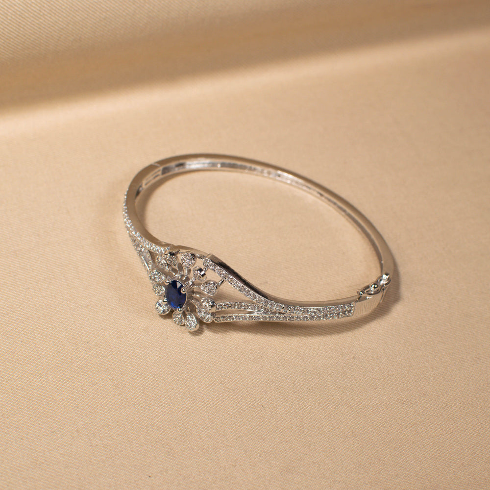 Sapphire Sunburst Bangle