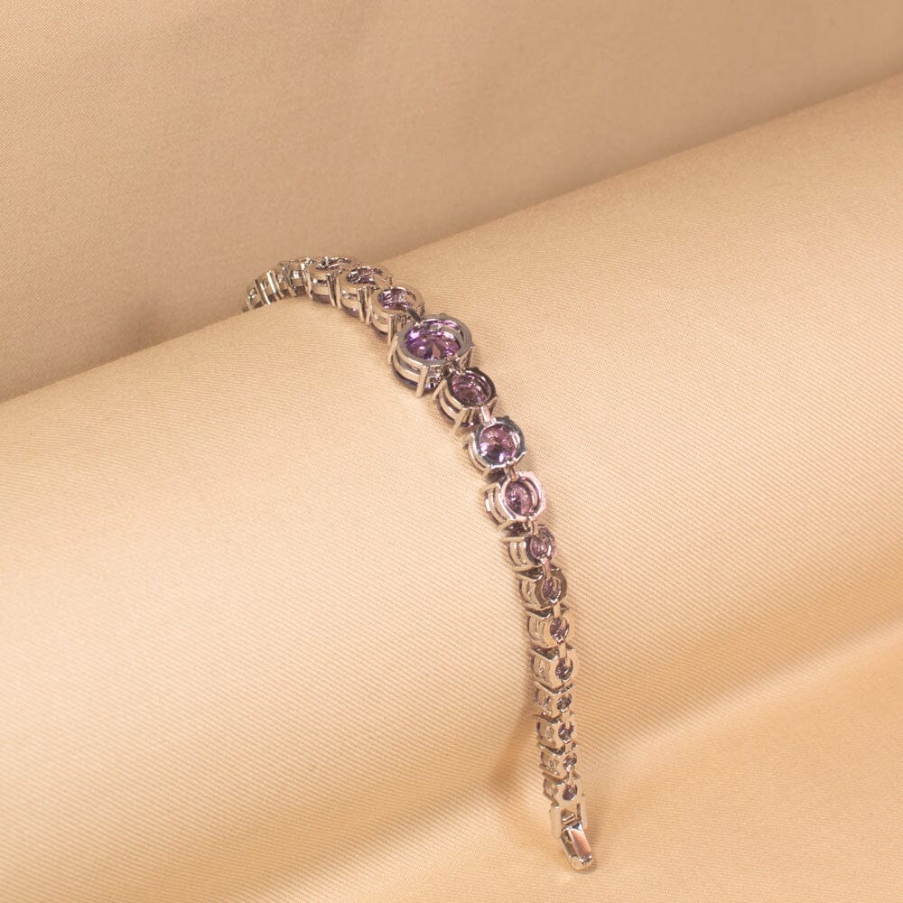 Serena Luxury Bracelet - Purple - Glitterati Collection