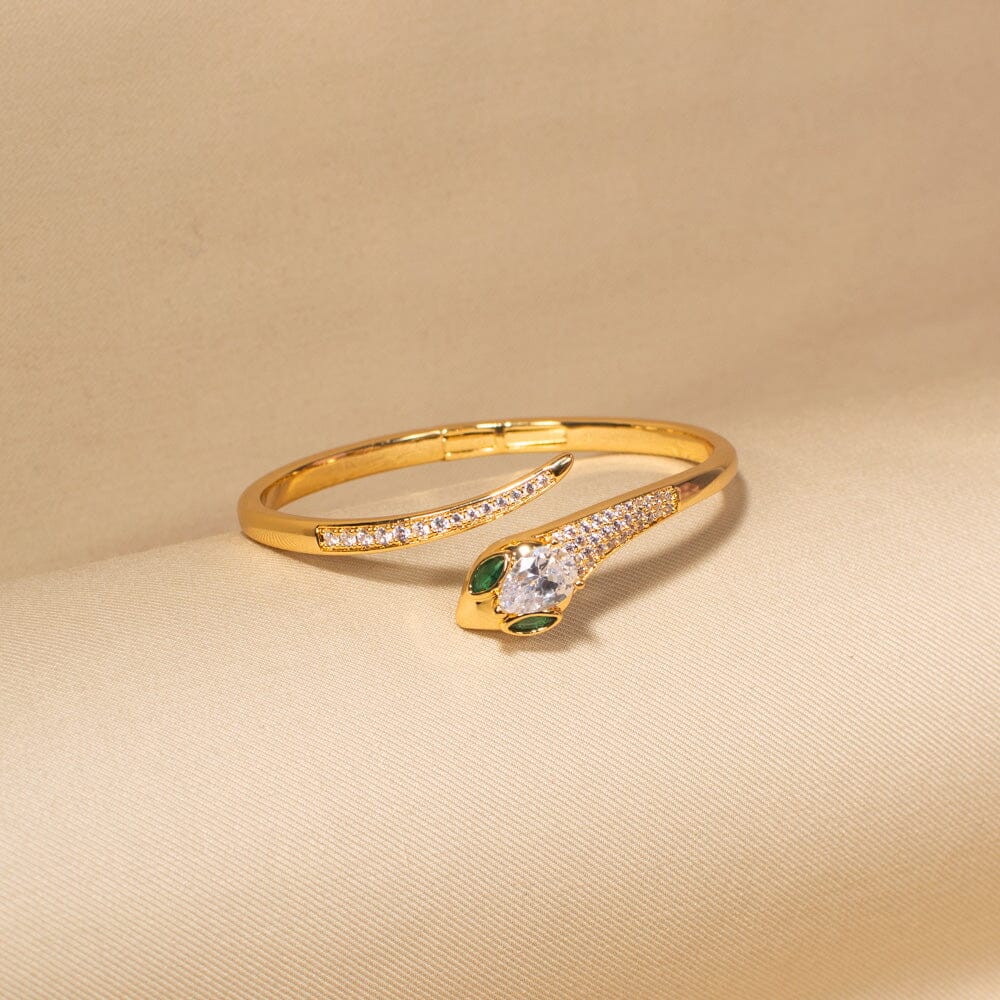 Serpent Elegance Openable Bracelet-Edgy Collection