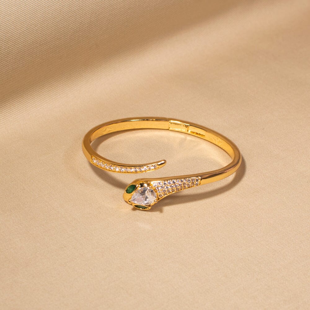 Serpent Elegance Openable Bracelet-Edgy Collection