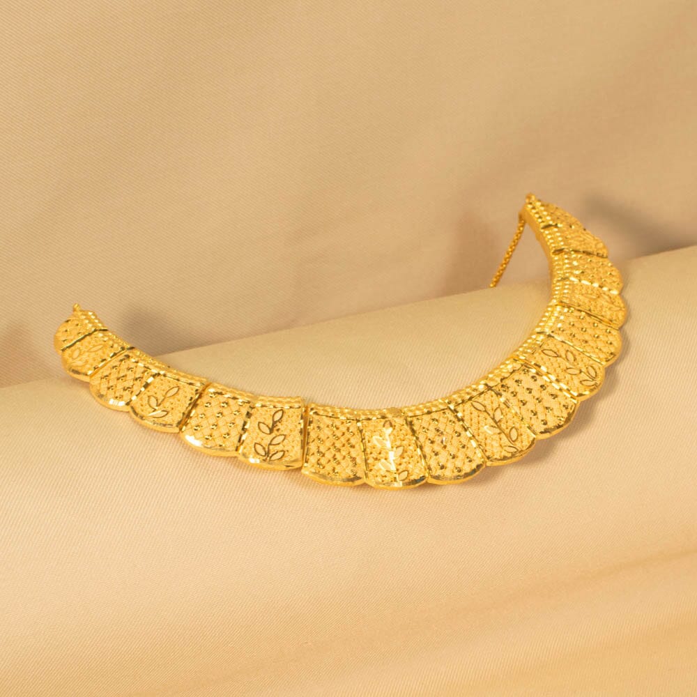 Shyama Gold Replica Necklace Set - Alankar Collection