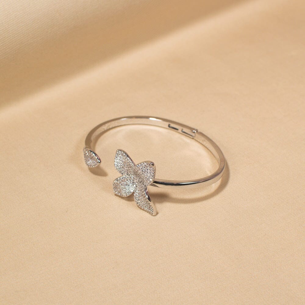 Silver Bloom Bracelet-Edgy Collection