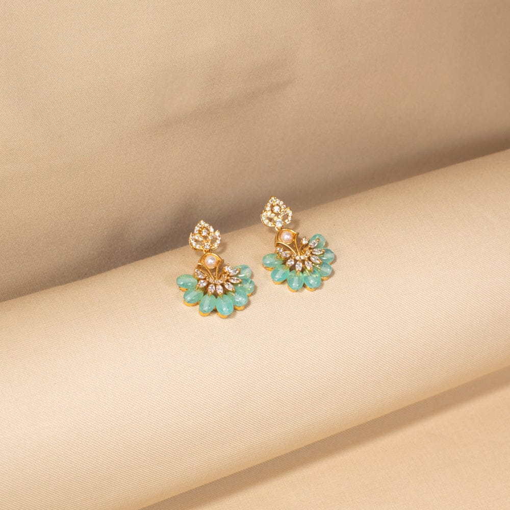 Sofia Necklace Set-Mint-Pratha Collection