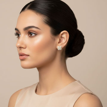 Square Cluster Studs