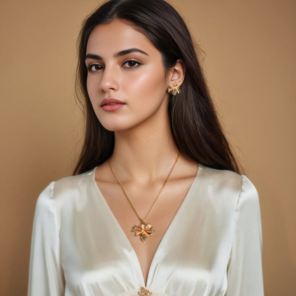 Starburst Pendant Set - Raksha Bandhan Collection