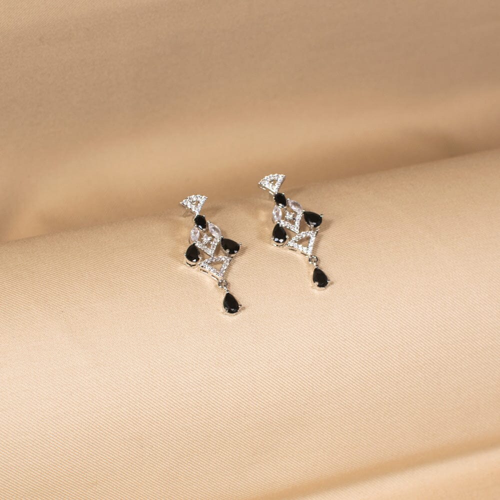 Starlight Radiance Necklace Set - Black