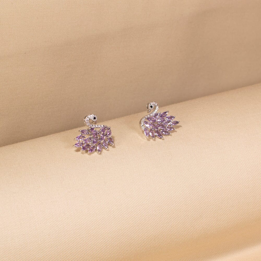 Swan Lake Pendant Set - Purple - Edgy Collection
