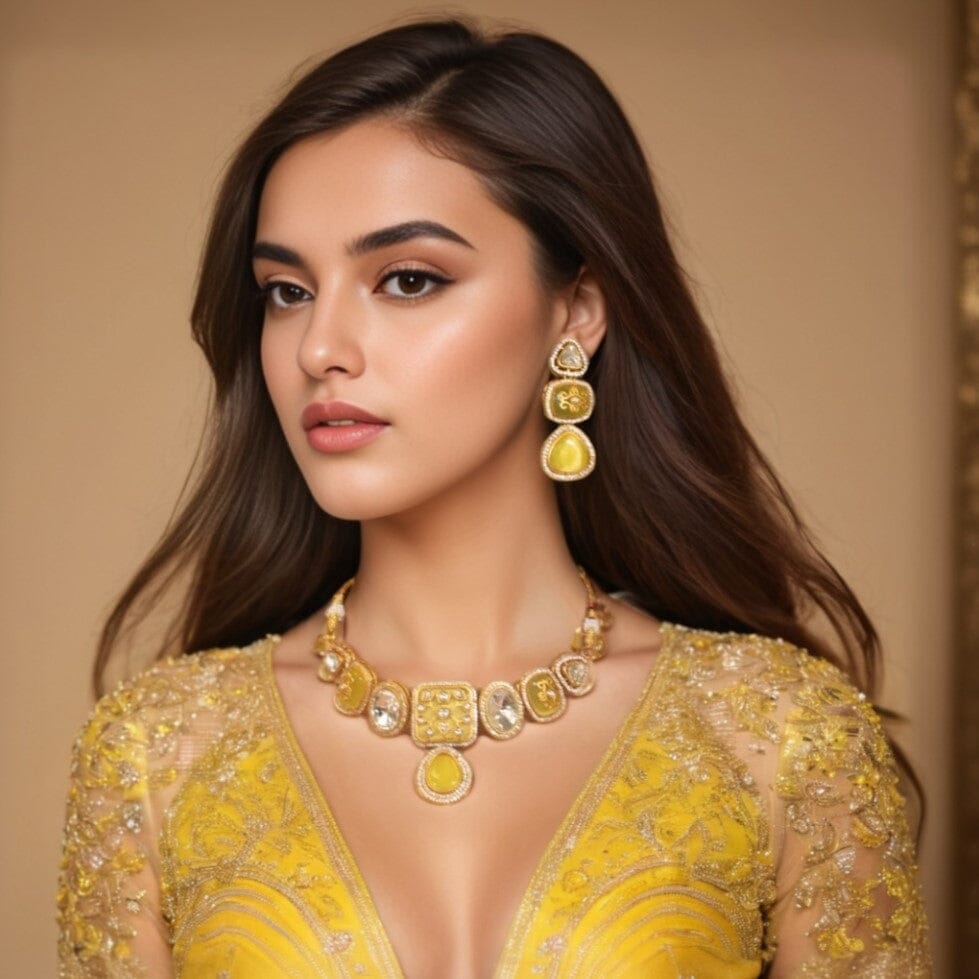 Taasha Traditional Choker Set - Pratha Collection