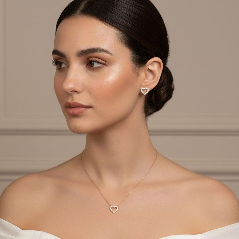 The Dainty Love Pendant Set