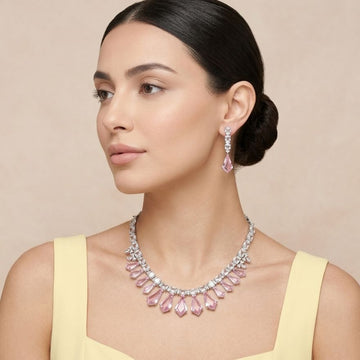 The Desert Rose Prism Necklace Set