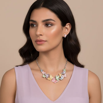 The Fluttering Garden Necklace Set - Nature Collection