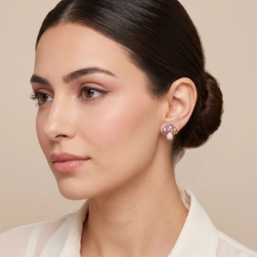 The Magic Mushroom Sparkle Studs
