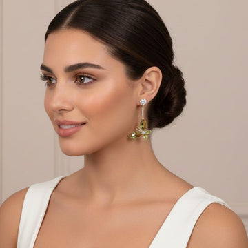 The Olive Grove Butterfly Earrings