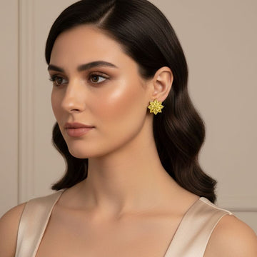 The Poppy Studs - Yellow