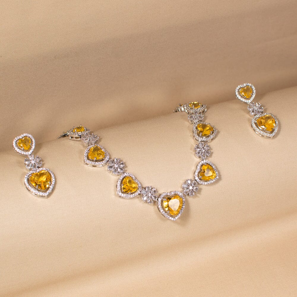 The Sunstone Love Necklace Set