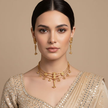 The Triple-Tiered Sovereign Necklace Set