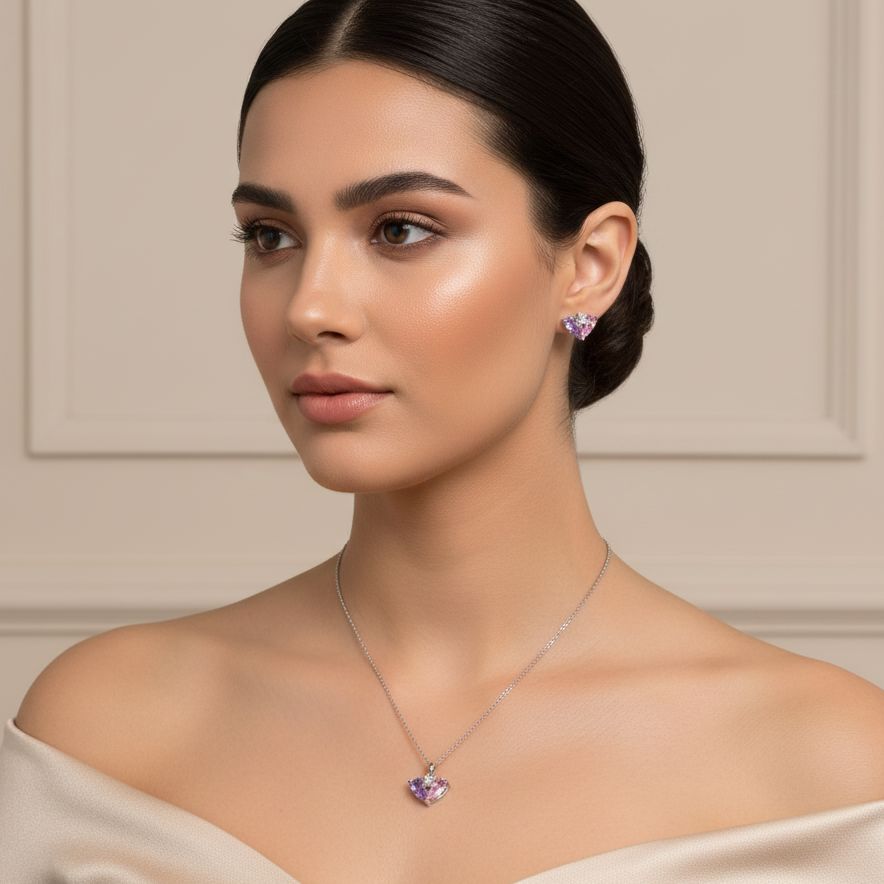 The Twin Flame Pendant Set