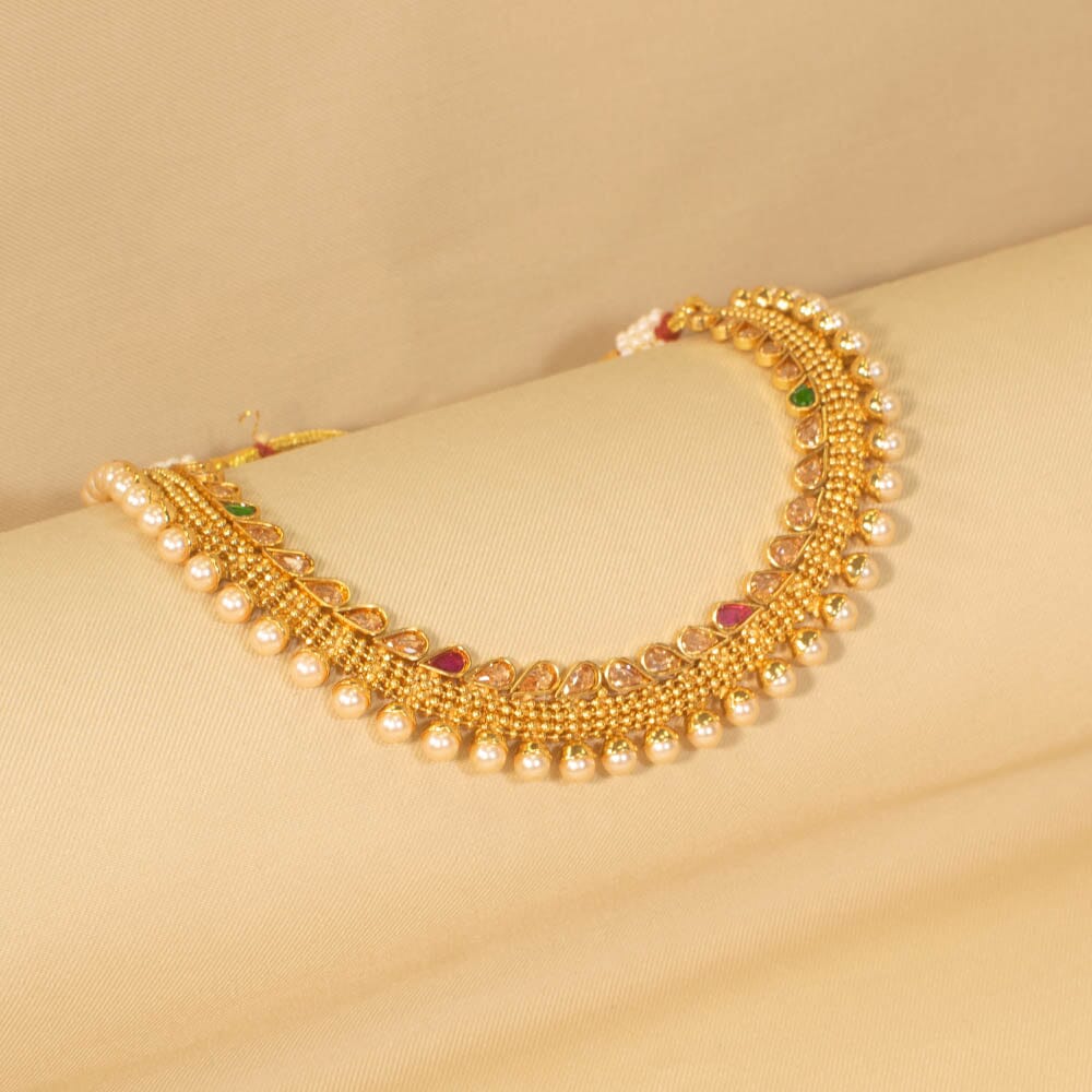 Triveni Necklace Set - Pratha Collection