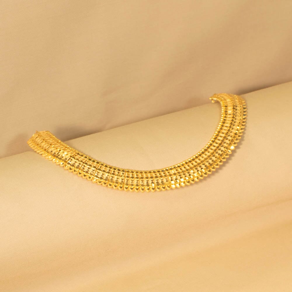 Vijaya Gold Replica Necklace Set - Alankar Collection