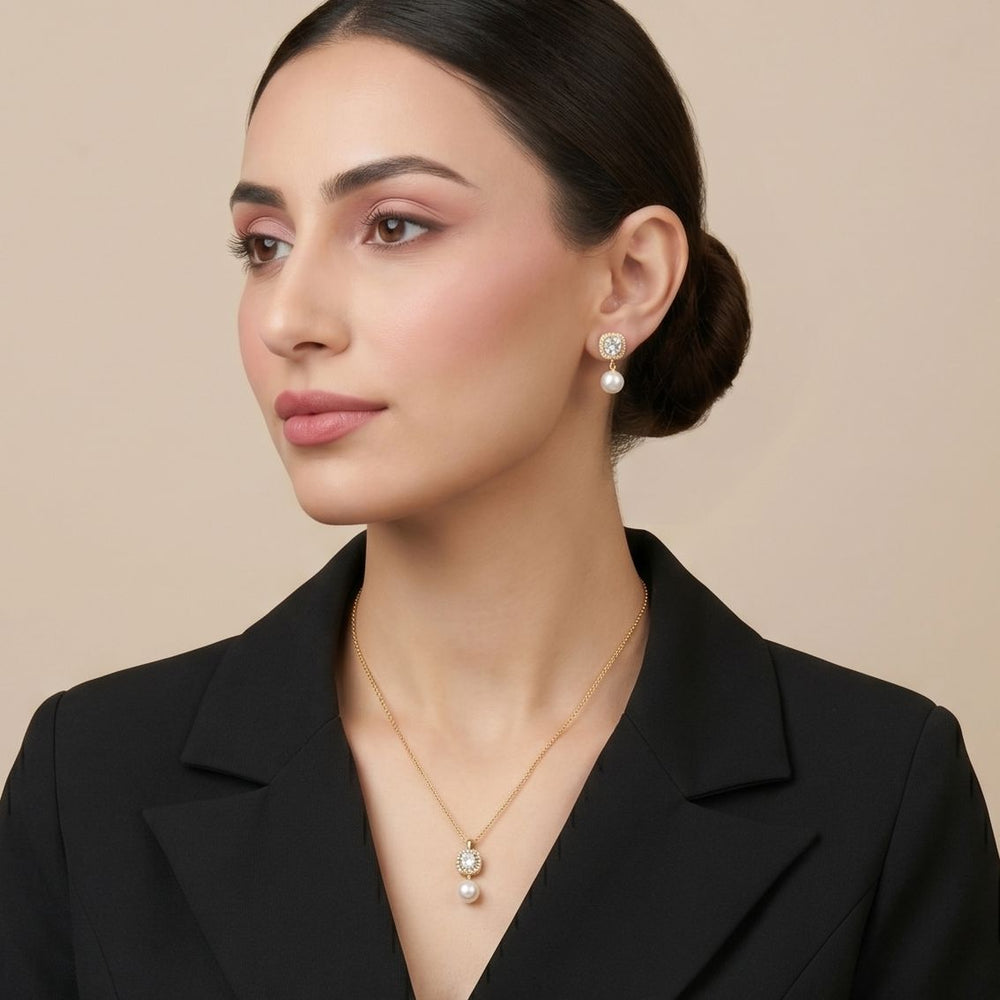 Vintage Muse Cushion Pendant Set