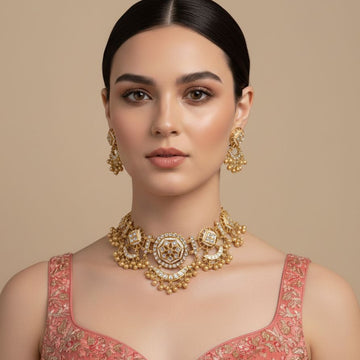 Vintage Vedika Necklace Set