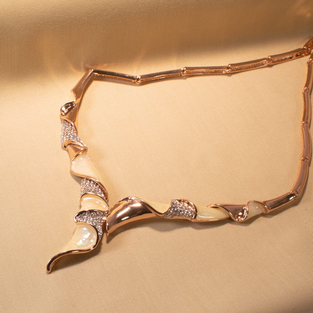 Waves MOP Necklace Set