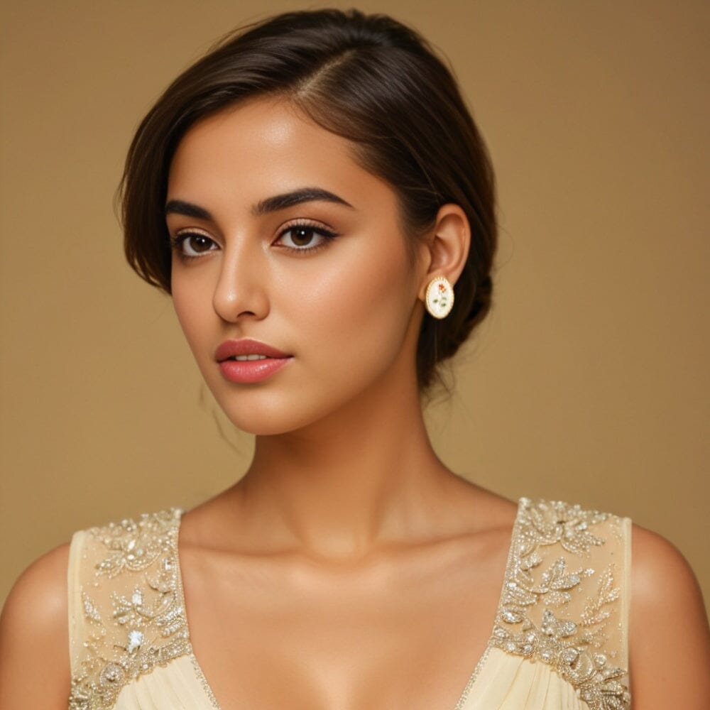 Wild Rose Studs - Nature Collection