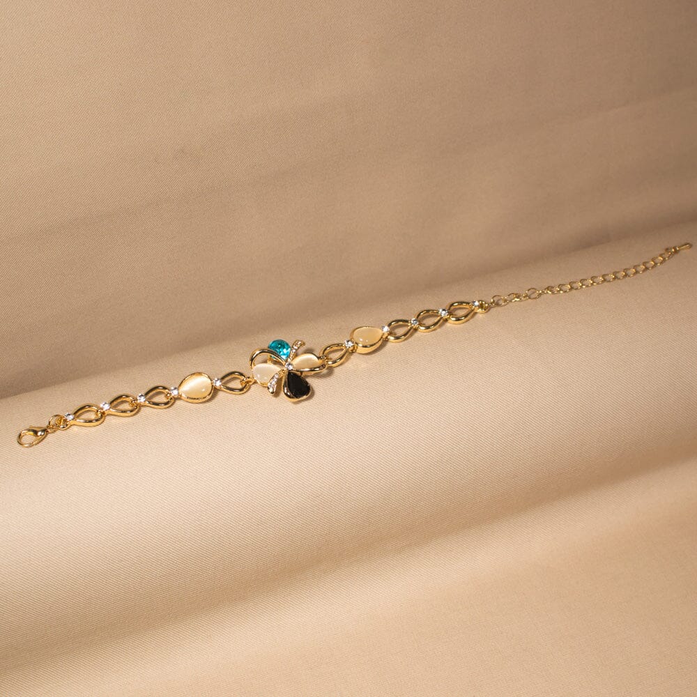 Winter Blue Petal Bracelet