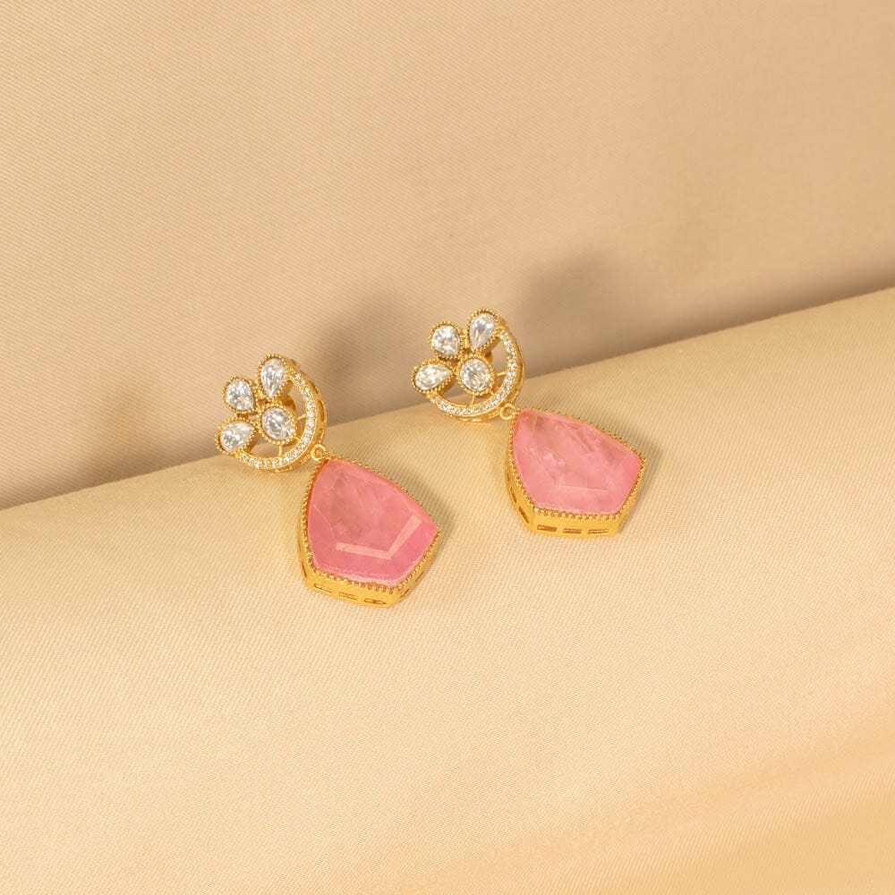 Zaruna Choker Set - Pink - Pratha Collection