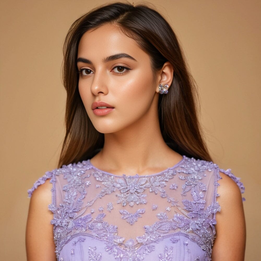 Zoobi Butterfly Crystal Studs - Glitterati Collection