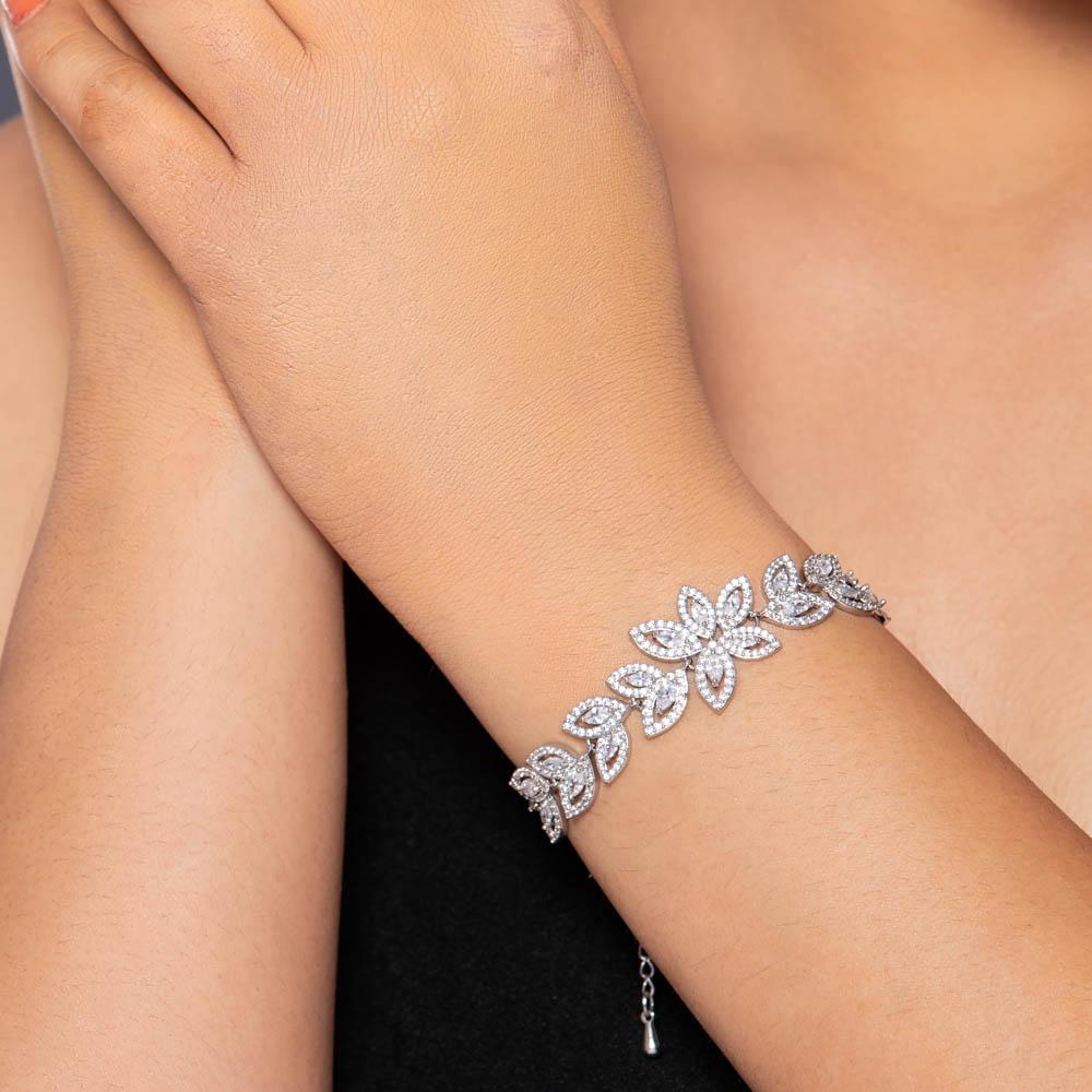 Jeenal Crystal Bracelet - Blingvine Jewellery