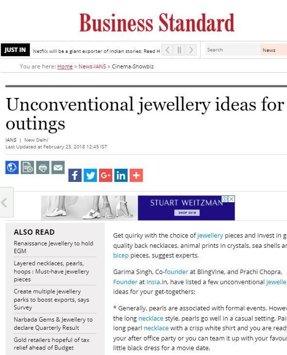 Unconventional jewellery ideas for outings