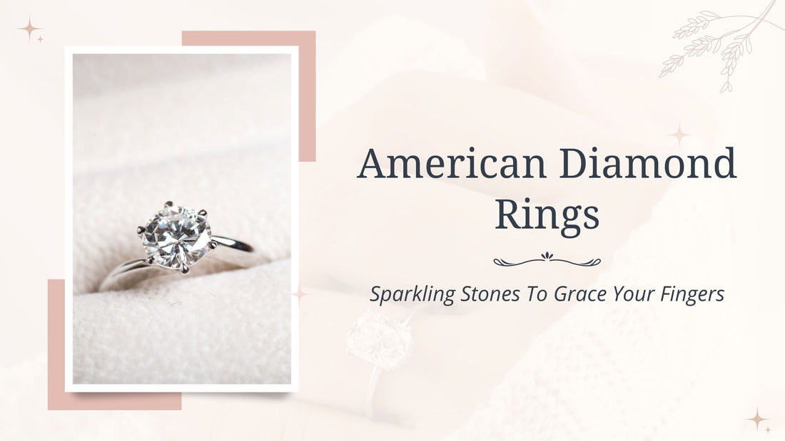 American Diamond Finger Ring - Sheetal Kart