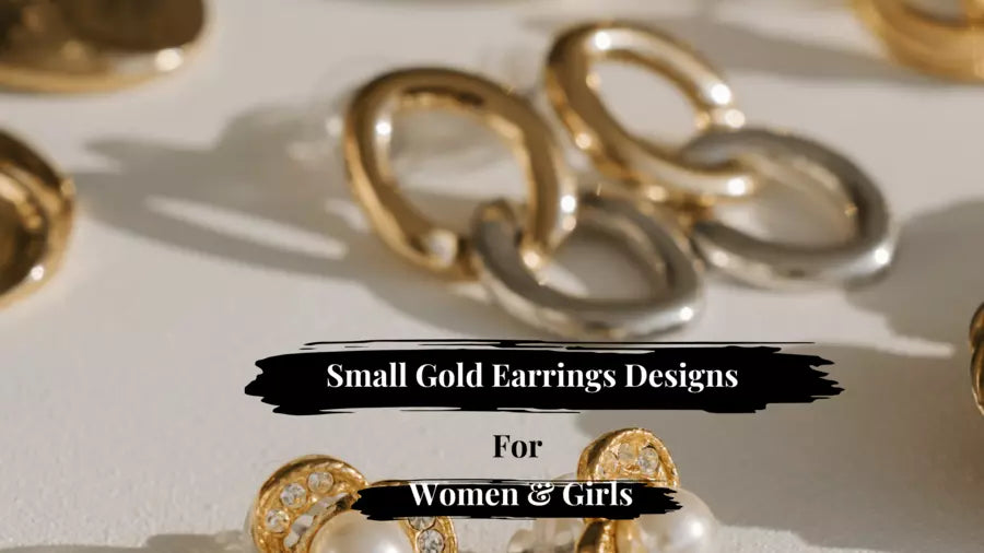 Beautiful small gold earrings deals