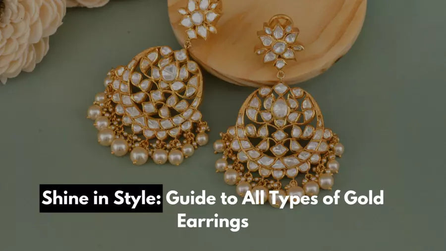 Gold earrings - A fashionable piece of accessory for every occasion