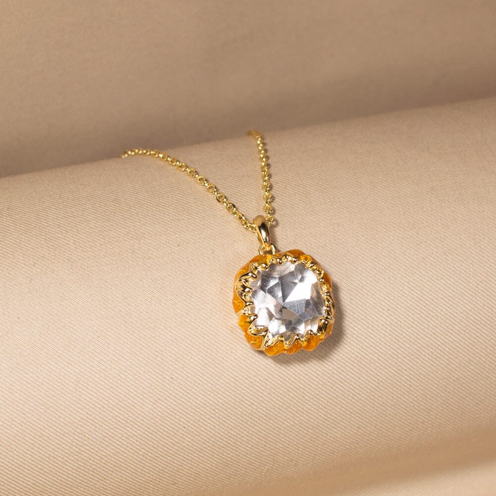 Solaris Halo Pendant Set