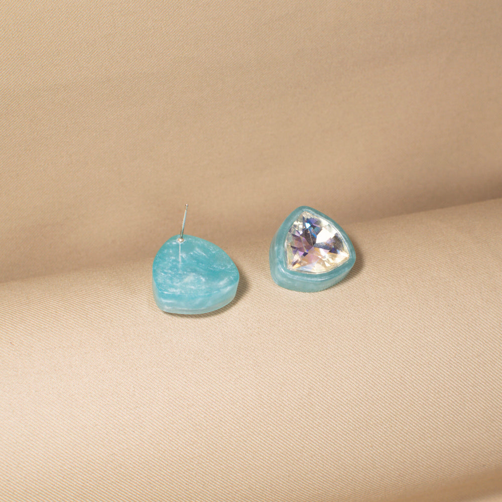 Frosted Sky Studs