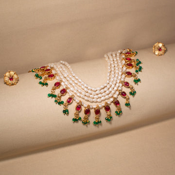 Apsara Floral Choker Set