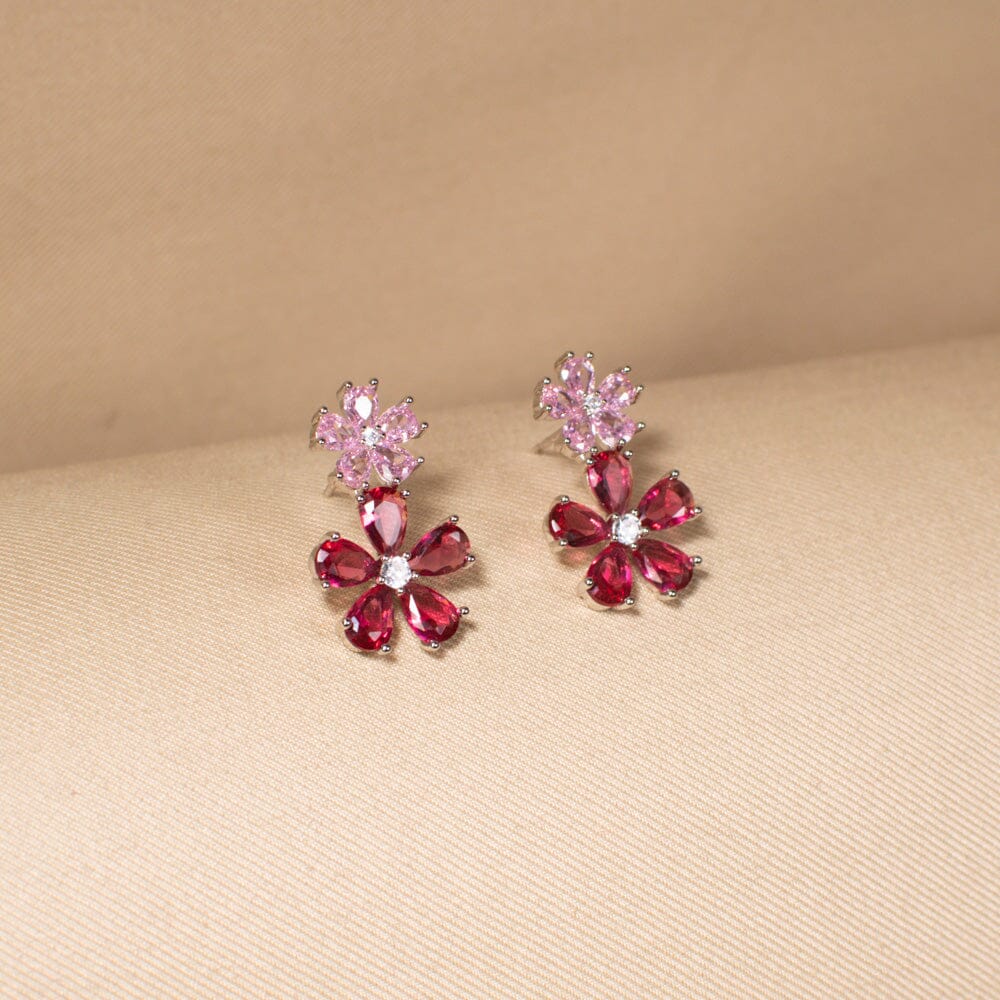 Dual Bloom Earrings