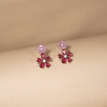 Dual Bloom Earrings
