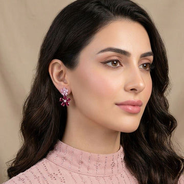 Dual Bloom Earrings