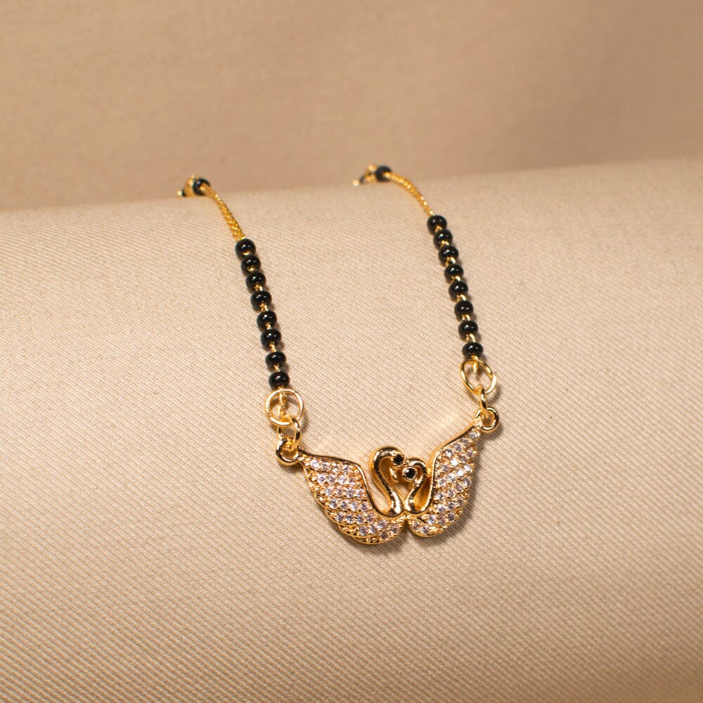 The Graceful Swan Mangalsutra