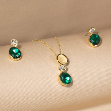 Riva Pendant Set - Green