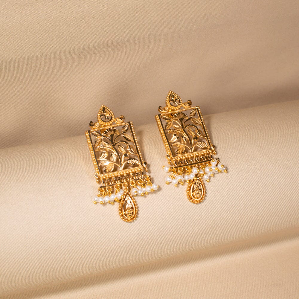 Gulmohar Filigree Necklace Set