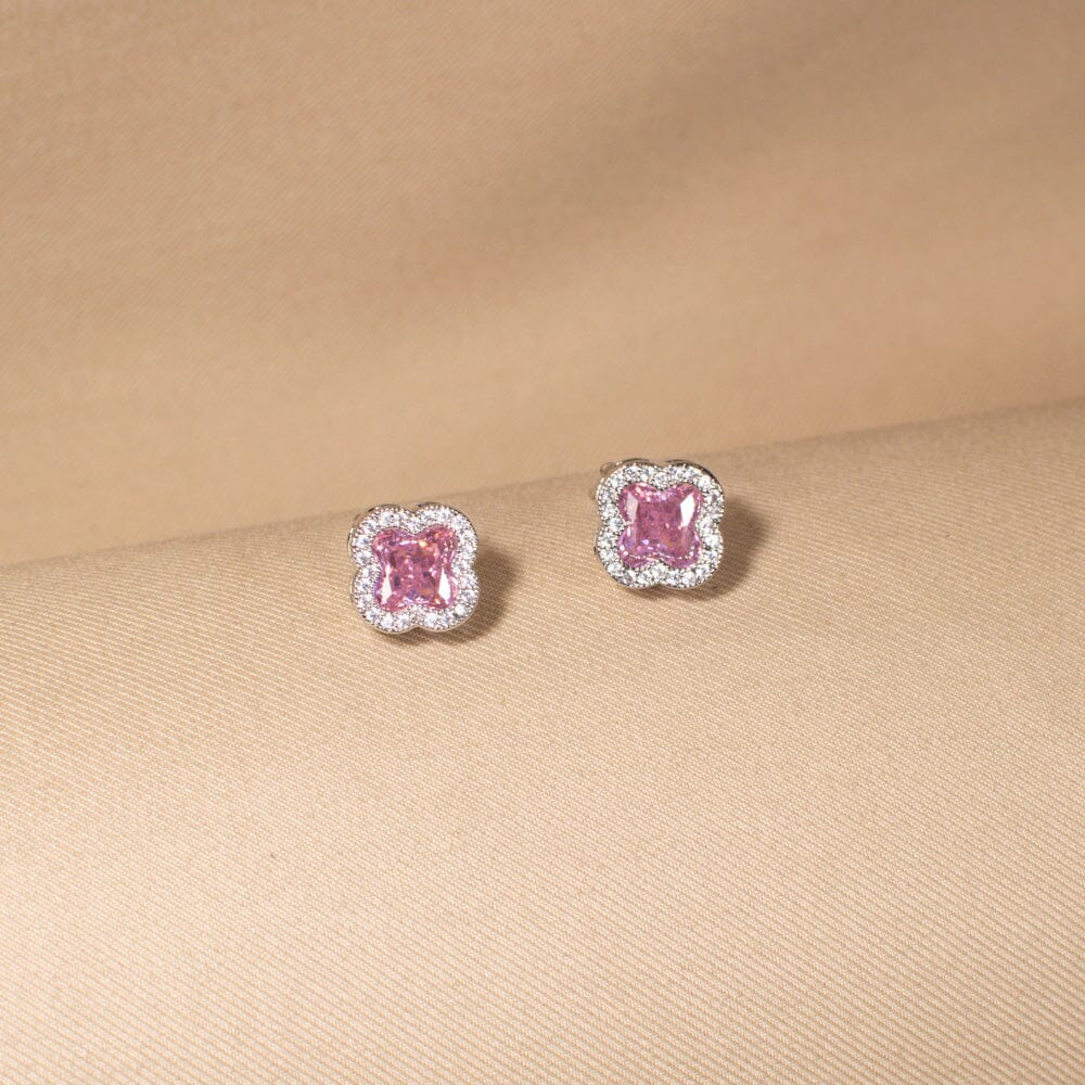 The Pink Pixie Clover Pendant Set